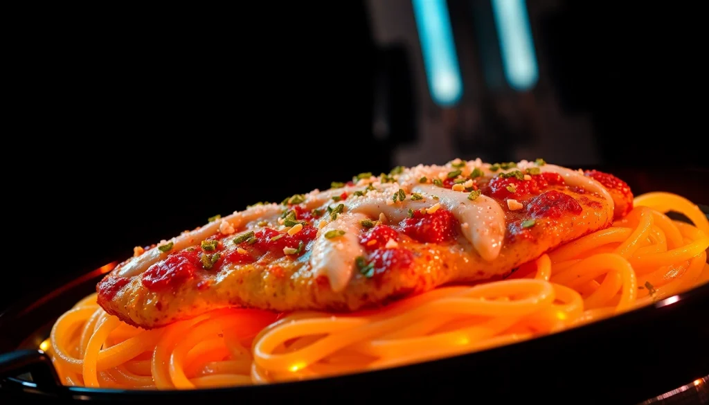 Crispy Parmesan Chicken with Creamy Lemon Pasta Recipe - Food Market Insights