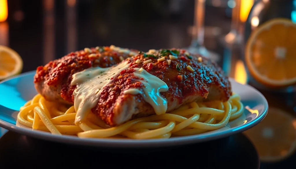Crispy Parmesan Chicken with Creamy Lemon Pasta Recipe - Food Price Chart Analysis