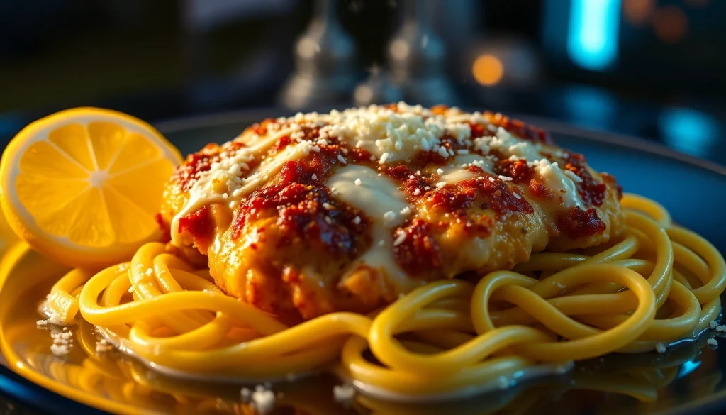 Crispy Parmesan Chicken with Creamy Lemon Pasta Recipe - Food Price Chart Analysis