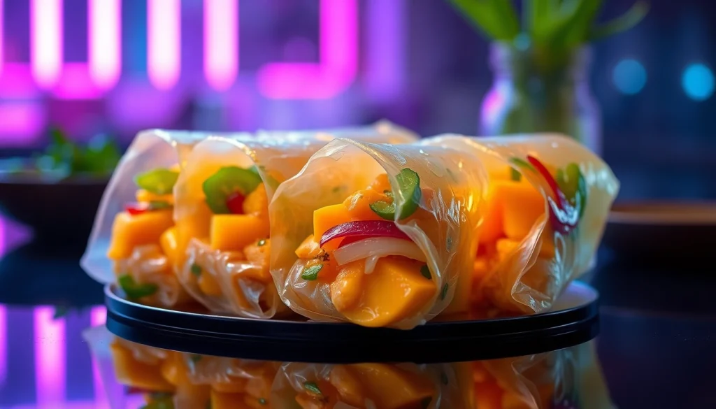 Mango Chicken Summer Rolls: Easy No-Cook Recipe - Food Market Insights